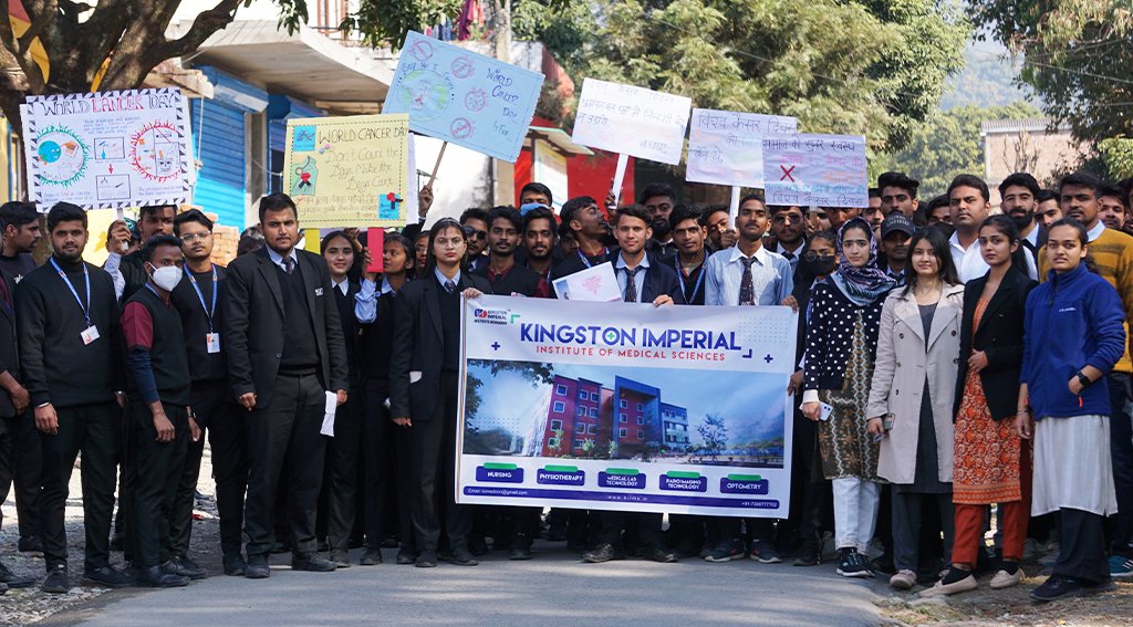 CO-CURRICULAR ACTIVITIES 4 KIIMS campus activities on world cancer day
