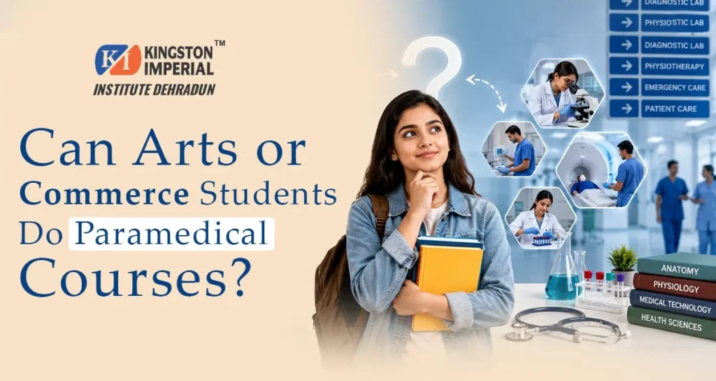 can arts or commerce students do paramedical courses