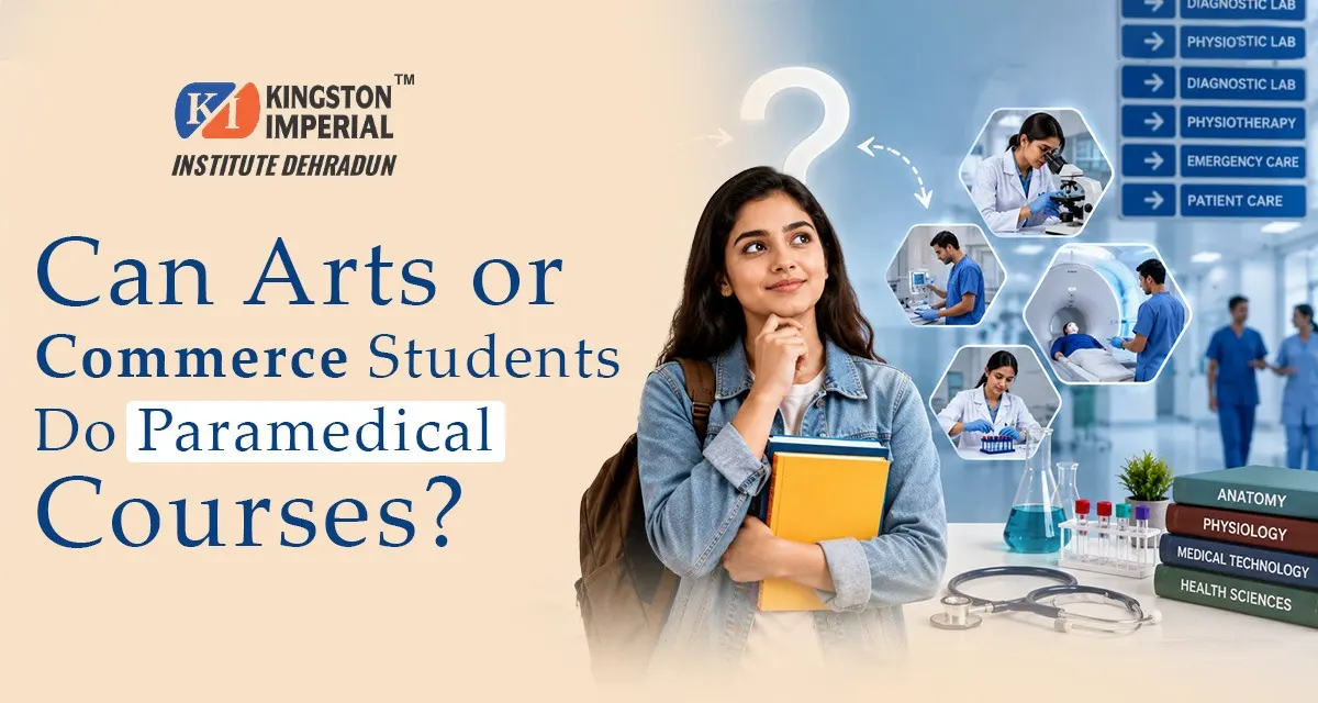 can arts or commerce students do paramedical courses
